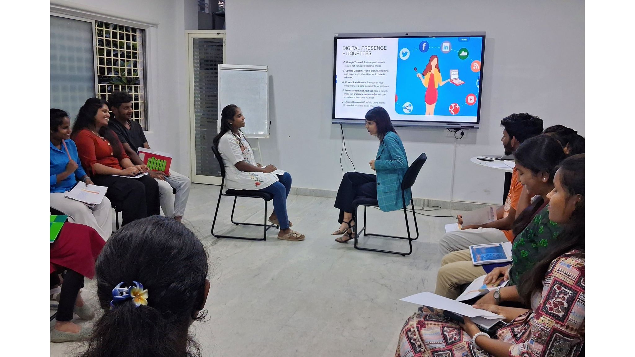 CharismaCraft training session